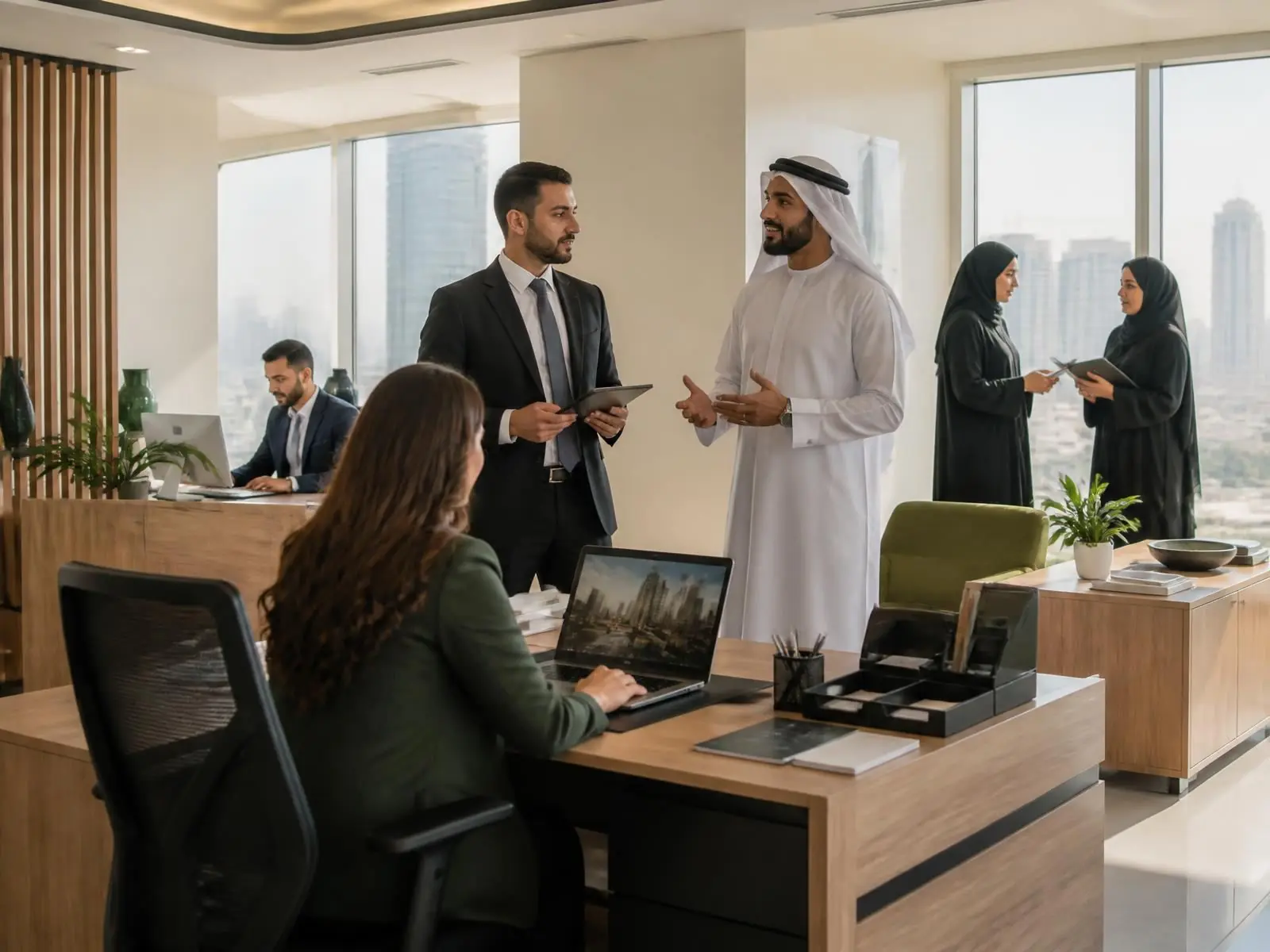Inside the Keyspace office in Sharjah, where the team works in warm daylight
